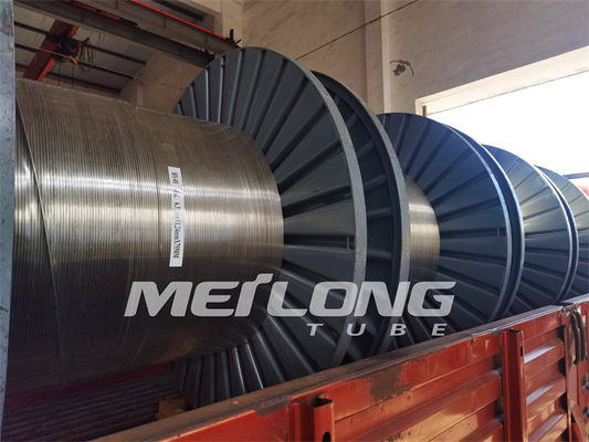 OEM केशिका लाइन हाइड्रोलिक नियंत्रण स्टेनलेस स्टील ट्यूबिंग कॉइल 1 / 4 '' OD X 0.049 '' WT