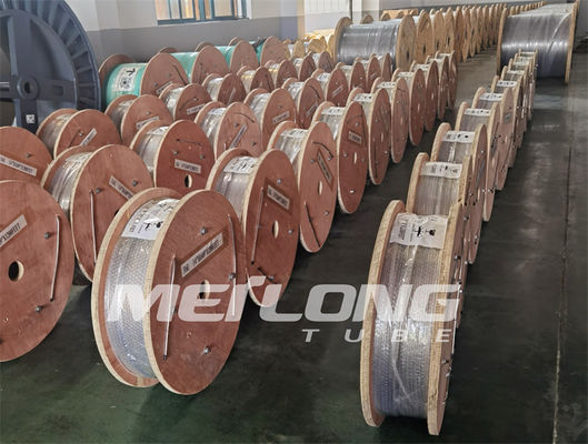 NACE MR0175 316L हाइड्रोलिक कंट्रोल लाइन सीमलेस स्टेनलेस स्टील केशिका ट्यूब