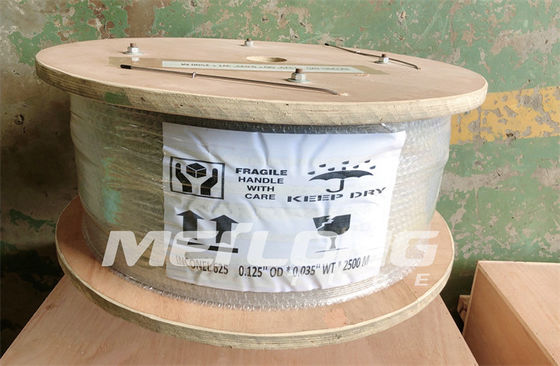 10000Psi निकल मिश्र धातु रासायनिक इंजेक्शन लाइन 1/4''OD X 0.049''WT